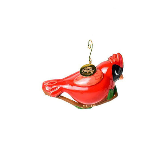 Happy Everything Cardinal Shaped Ornament