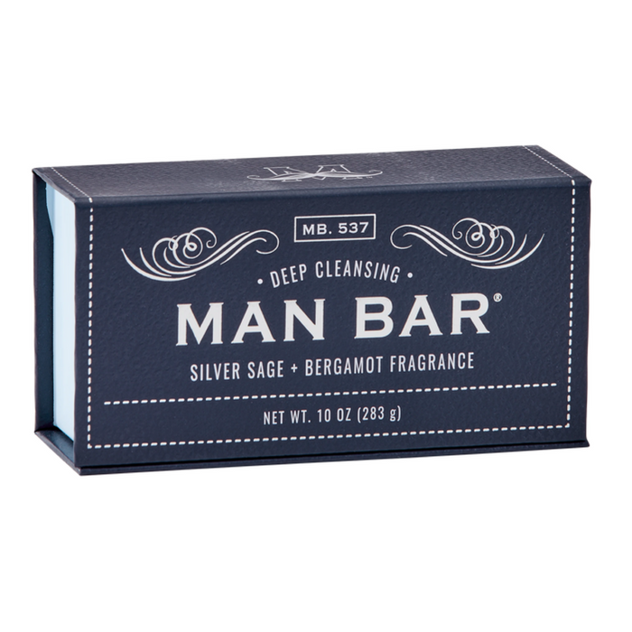 Man Bar Deep Cleansing Silver Sage & Bergamot Fragrance