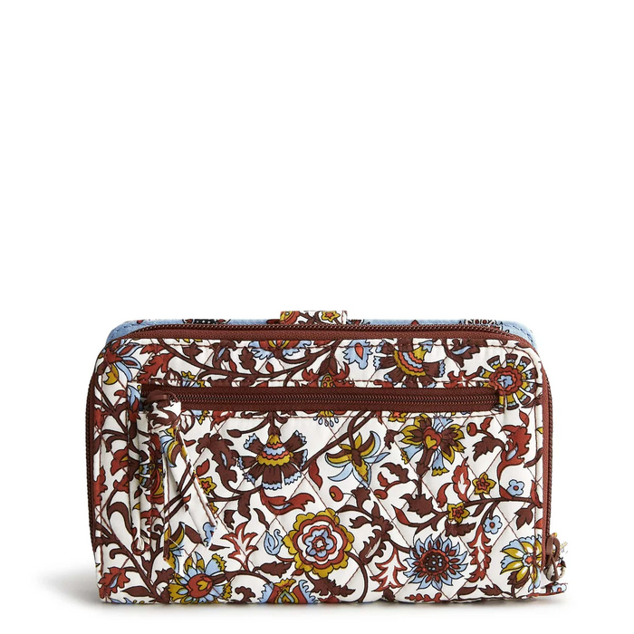 Vera Bradley Large Tab Wallet - Marrakesh Vines Cream