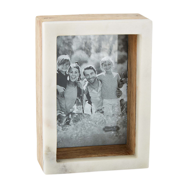 Mud Pie Large Marble Shadow Box Frame