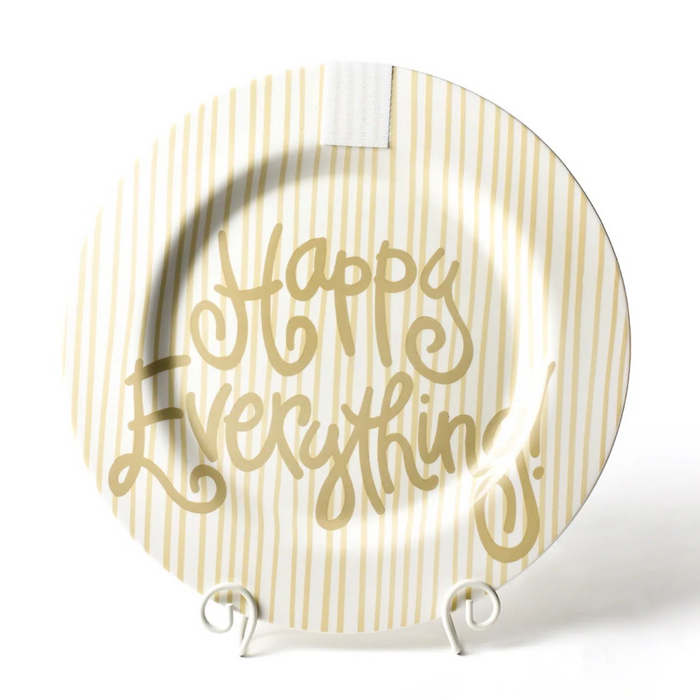 Happy Everything Neutral Skinny Stripe Happy Everything Big Platter