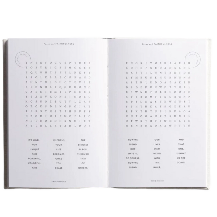 Dayspring Margot + Co - The Wordsearch Book: Becoming with Quotes & Scriptures