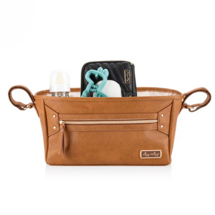 Itzy Ritzy Travel Stroller Caddy - Cognac