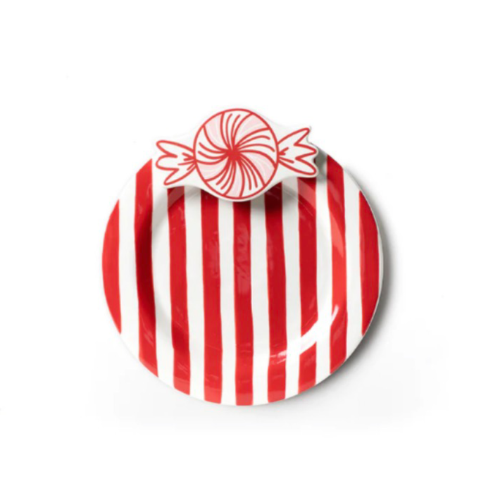 Happy Everything Peppermint Embellishment Plate