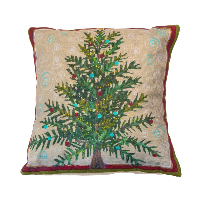 Mandy Buchanan Christmas Tree Pillow