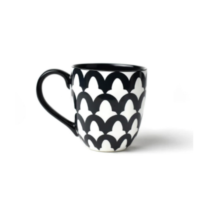 Coton Colors Black Arabesque Mug