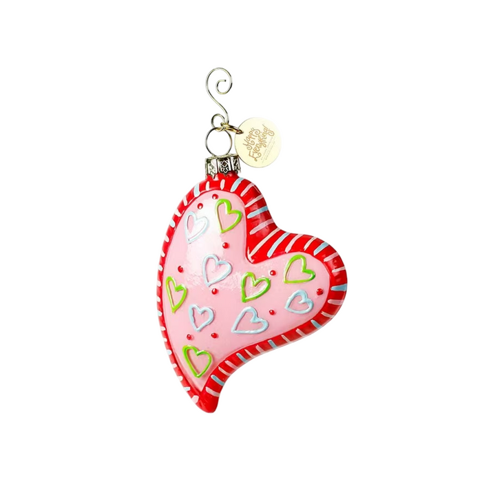 Happy Everything Heart Shaped Ornament