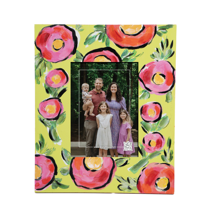 Glory Haus Green Floral Frame