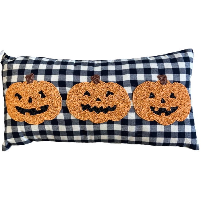 Mud Pie Pumpkin Halloween Pillow