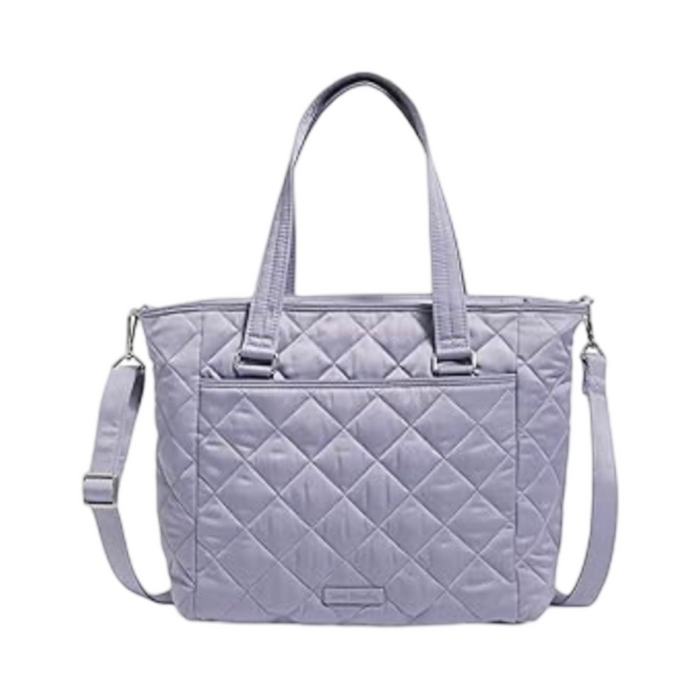 Vera Bradley Multi-Strap Shoulder Bag in Performance Twill—Lavender Sky