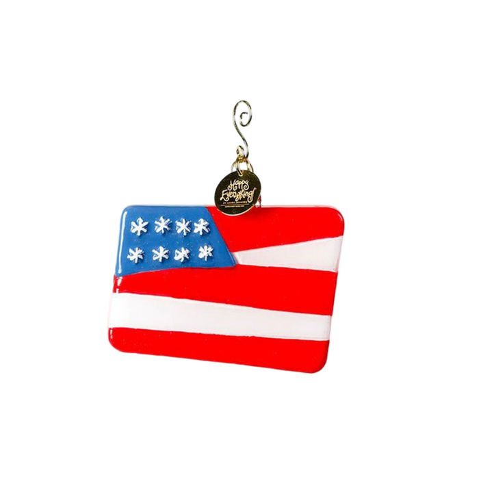 Happy Everything Flag Shaped Ornament