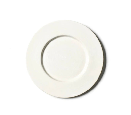 Coton Colors Signature White Rimmed Dinner Plate