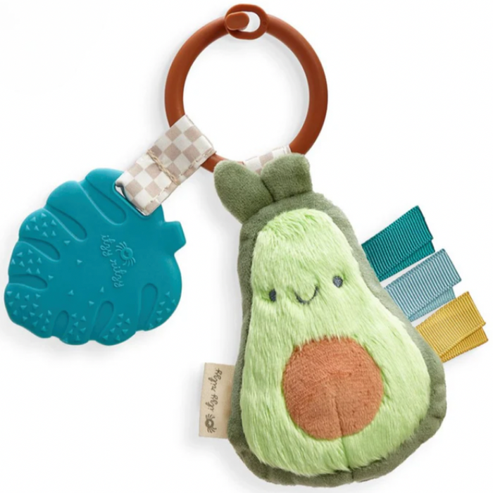 Itzy Ritzy Pal™ Plush + Teether Avocado