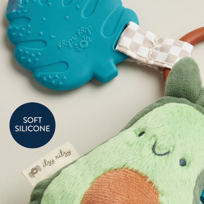 Itzy Ritzy Pal™ Plush + Teether Avocado