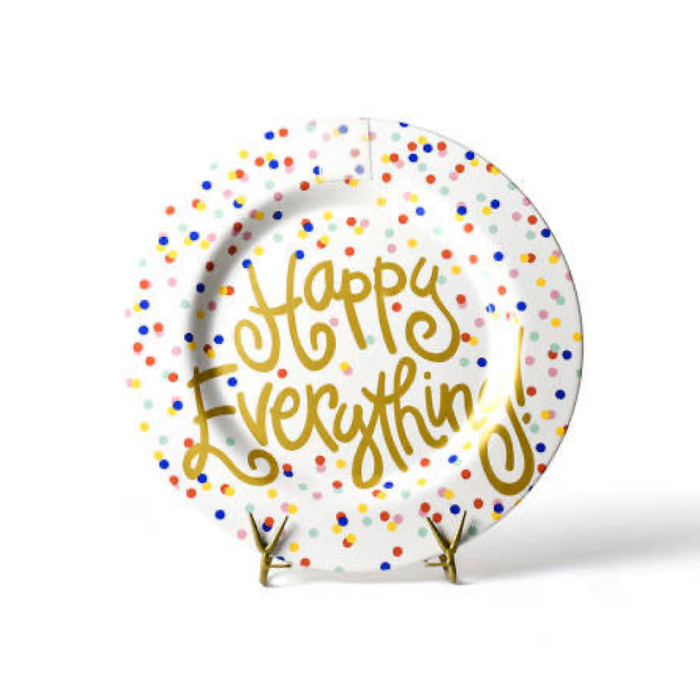 Happy Everything Happy Dot Big Round Platter