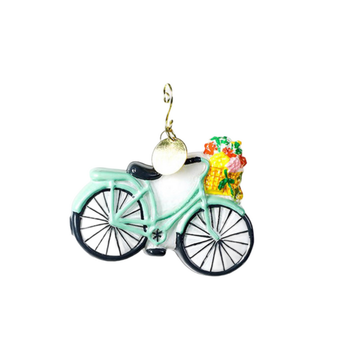 Happy Everything Bicycle Shaped Ornament