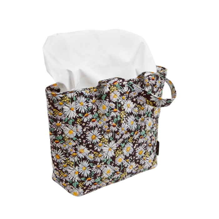 Vera Bradley Lunch Tote Daisies White