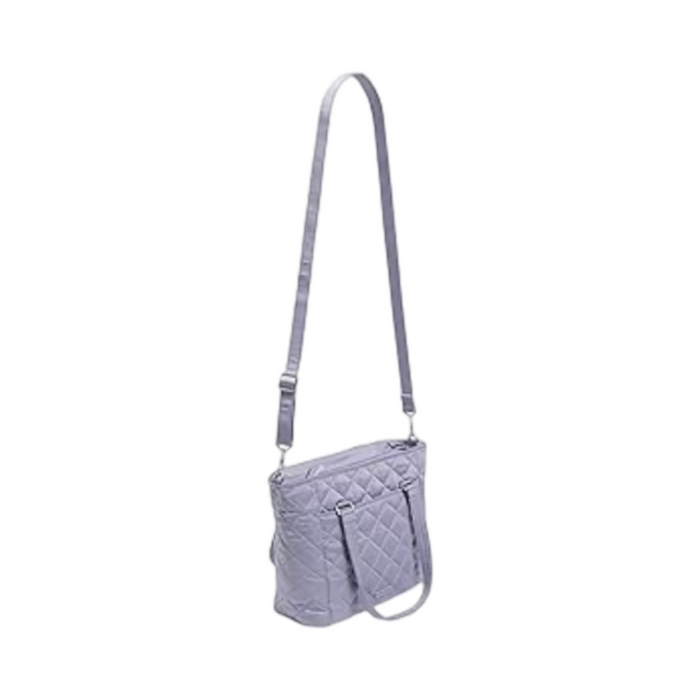 Vera Bradley Multi-Strap Shoulder Bag in Performance Twill—Lavender Sky