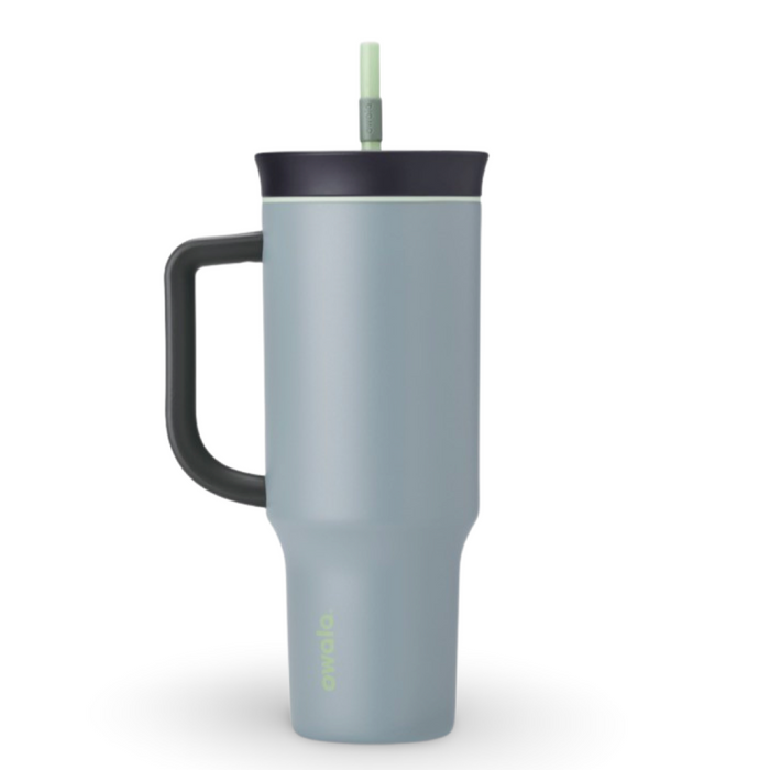 Owala Travel Tumbler Grey/Blue (Lost Valley) 40 oz