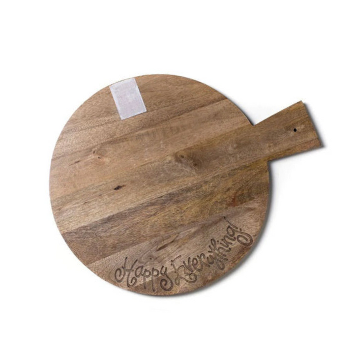 Happy Everything Big Wooden 16 Serving Board