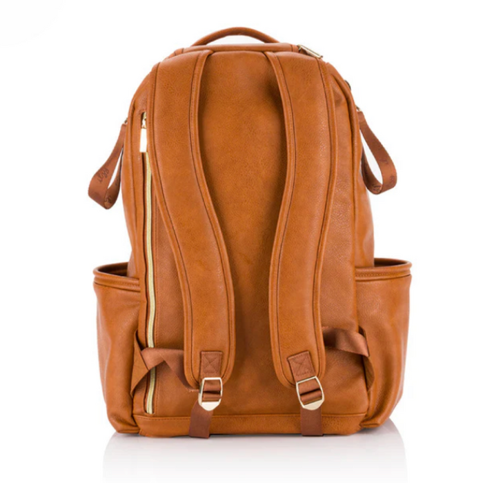 Itzy Ritzy Boss Plus Backpack Diaper Bag - Cognac