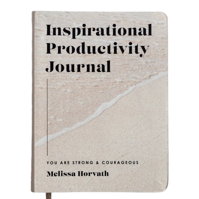 Dayspring You Are Strong & Courageous: Inspirational Productivity Journal - Melissa Horvath