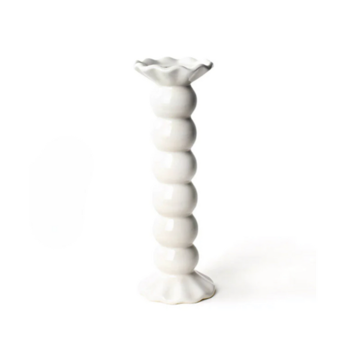 Coton Colors Signature White Large Ruffle Candle Holder