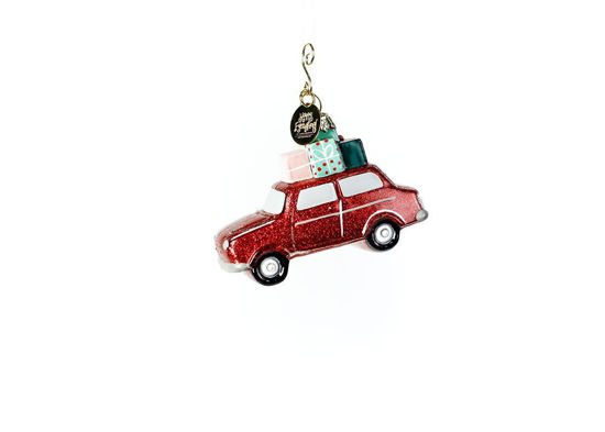 Happy Everything Holiday Car Shaped Ornament