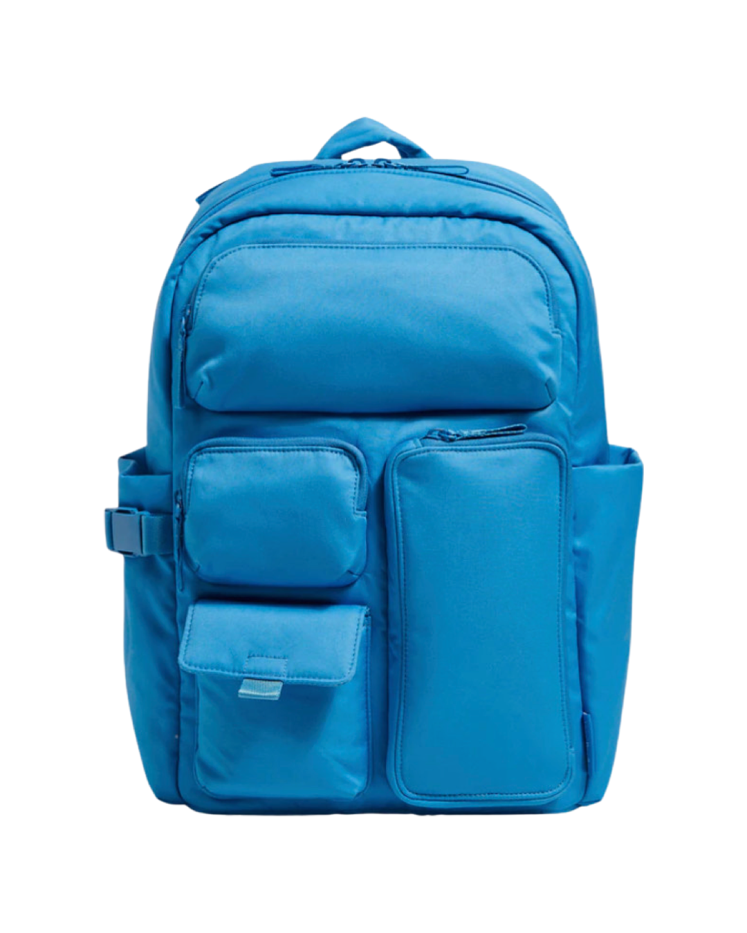 Recycled Backpack - 12 inch Teal & Yellow