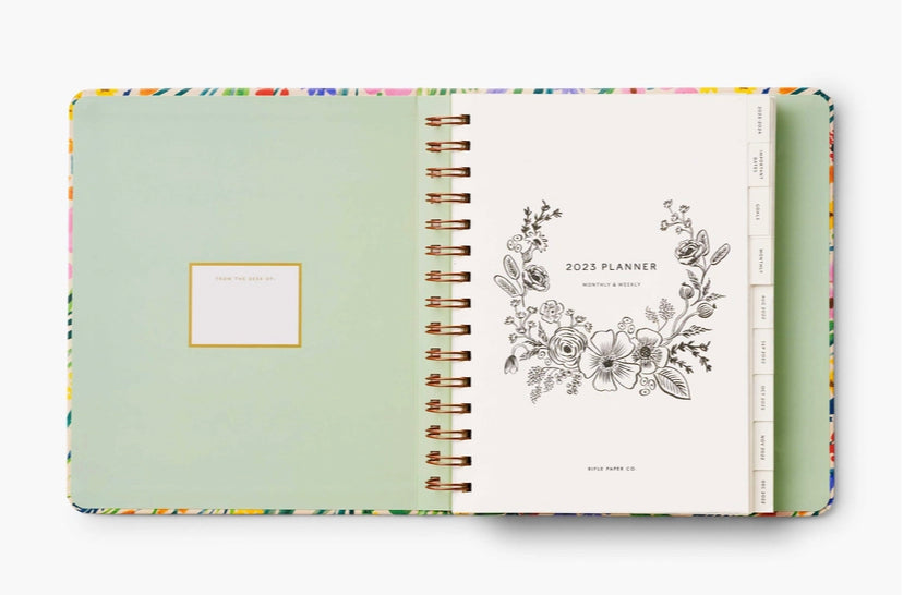 Rifle Paper Co. 2023 17-Month Planner-Lea — Rubies Home Furnishings