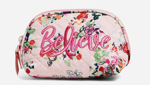 VERA BRADLEY Lighten Up Pencil Pouch pink Floral Foxwood Blush 27168-R98