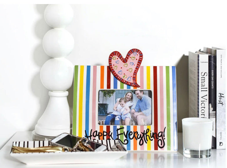 Happy Everything Bright Stripe Mini 11” Frame