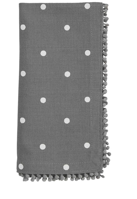 Polka Dots Dinner Cloth Napkins